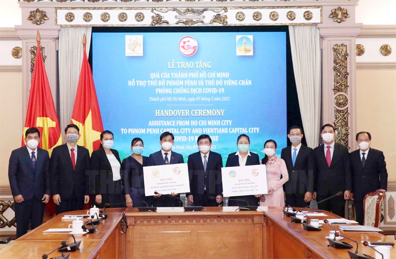 Vietnamese southern hub gives COVID-10 prevention support to Lao and Cambodian capitals